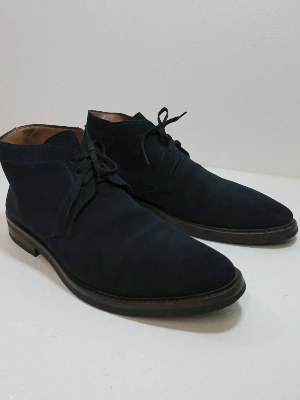 Jack Erwin Men's Comfortable Made in Spain Suede Chukka Boot Size 12